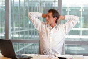 Office back pain work