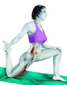 Growing pain prevention stretch