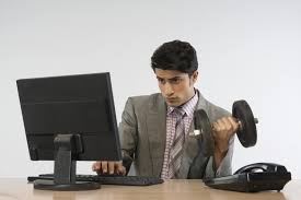 Work out at desk
