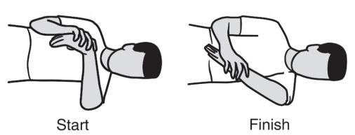 Shoulder Pain sleeper stretch